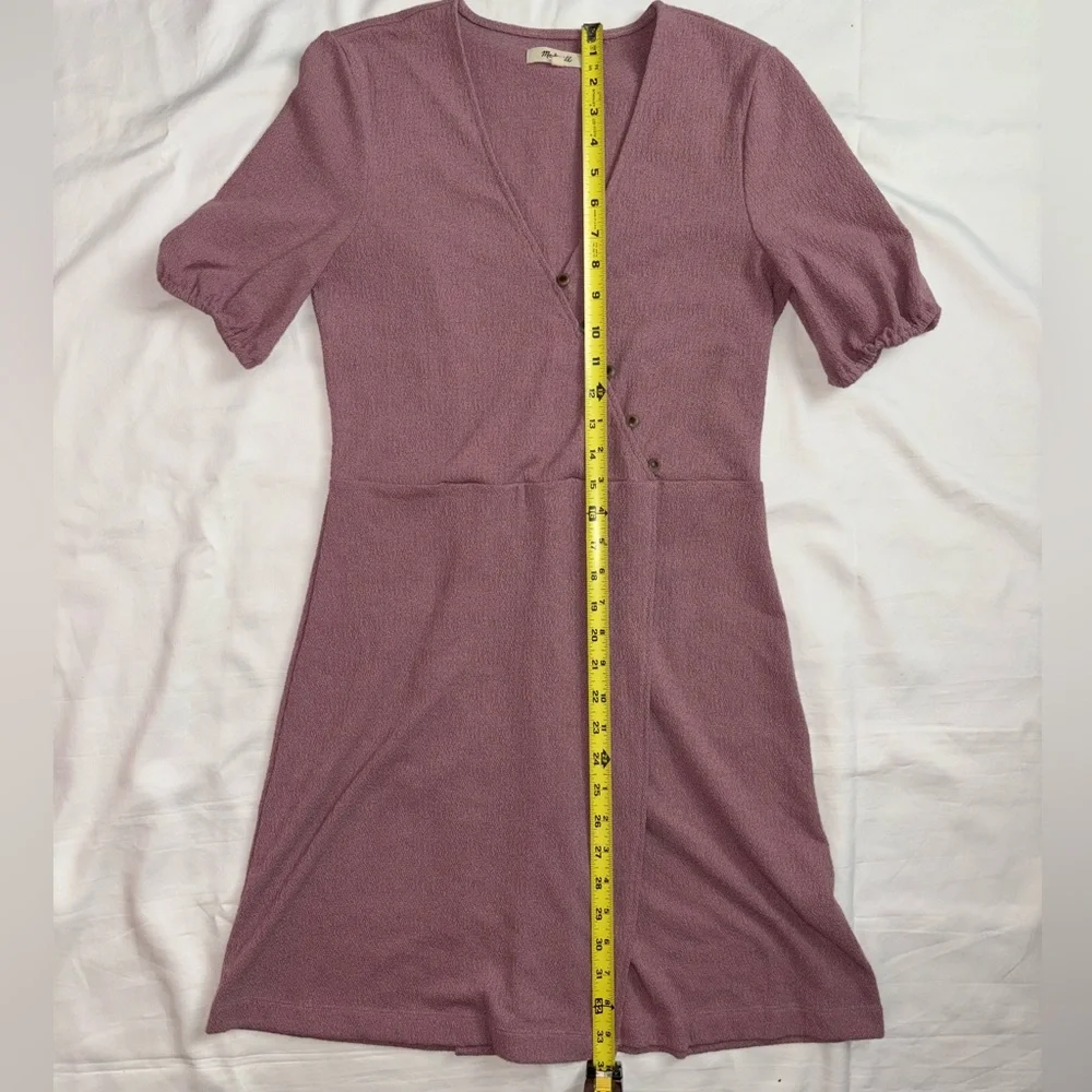 Madewell Cross-Front Button Dress - Picture 6 of 7